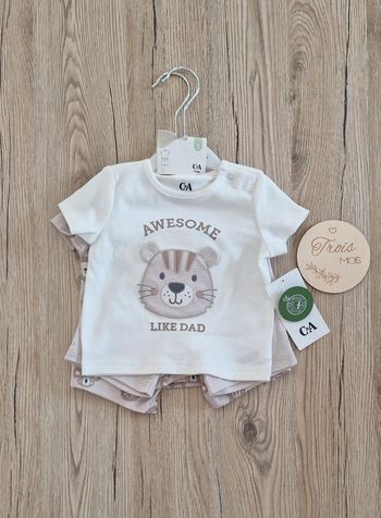 Lot de 2ensembles bébé garçon 3mois