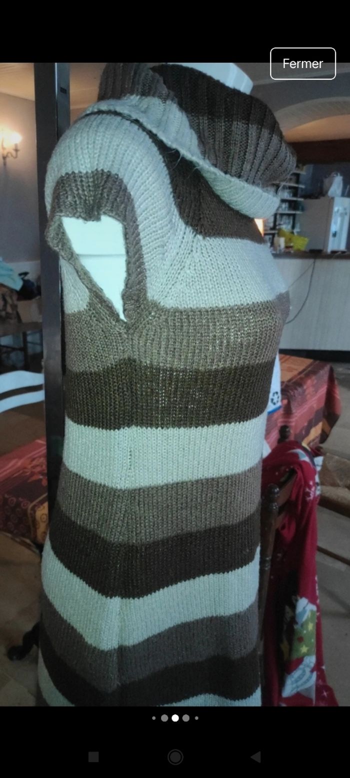 Très belle robe pull f76 - photo numéro 7