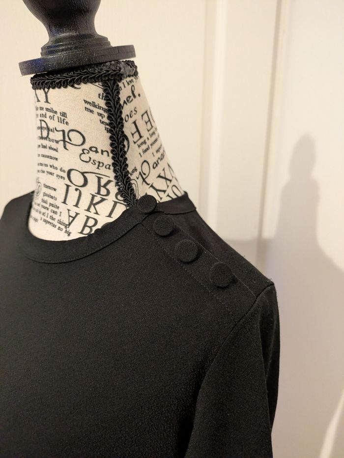 Robe noire fluide, sobre et chic, Esmara, taille S, parfait état ! - photo numéro 4