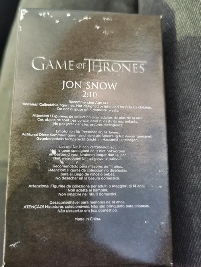 Figurine de plomb game of thrones. - photo numéro 3