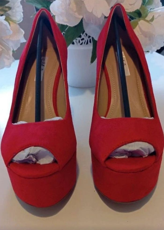 Chaussures compensées pointure 40 neuves - photo numéro 5