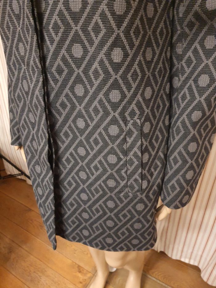 Jolie Pardessus Only taille 38 noir/gris - photo numéro 7