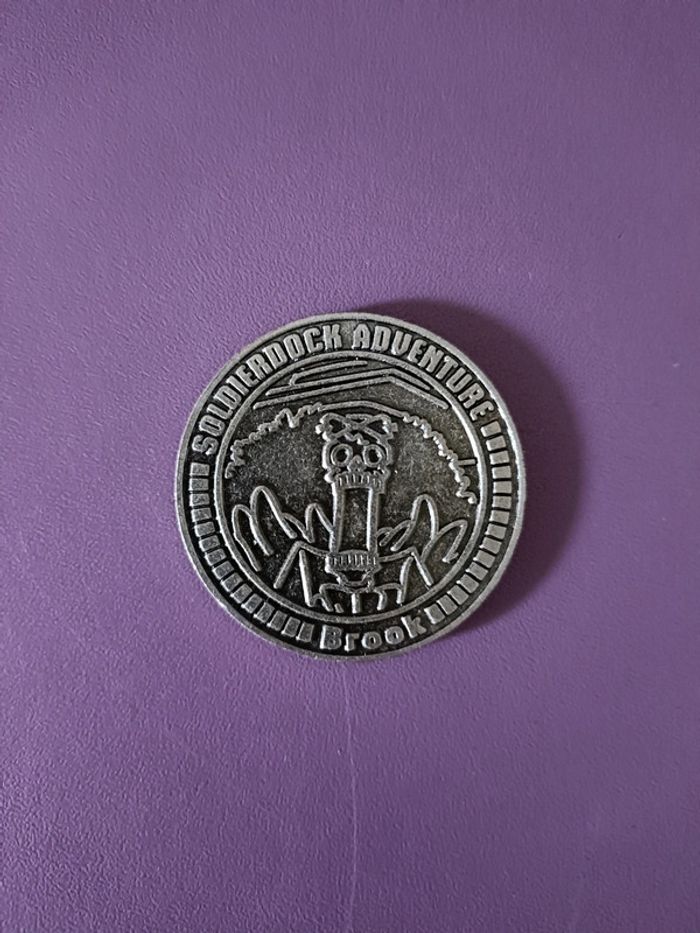 Brook medal Coin One Piece Very Rare Japanese F/S