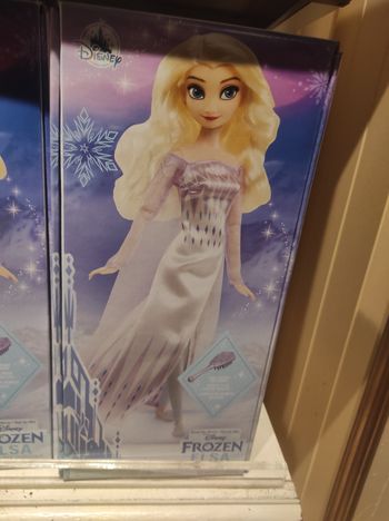 Poupée princesse disney elsa brosse incluse Disneyland Paris 