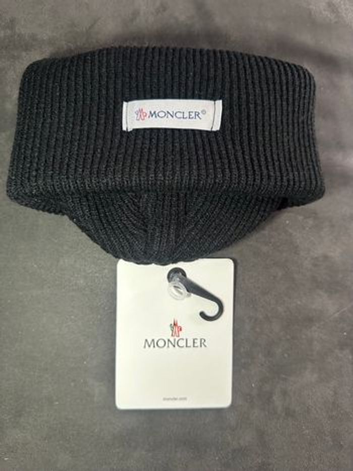 Bonnet Moncler Noir  Taille Unique - photo numéro 3