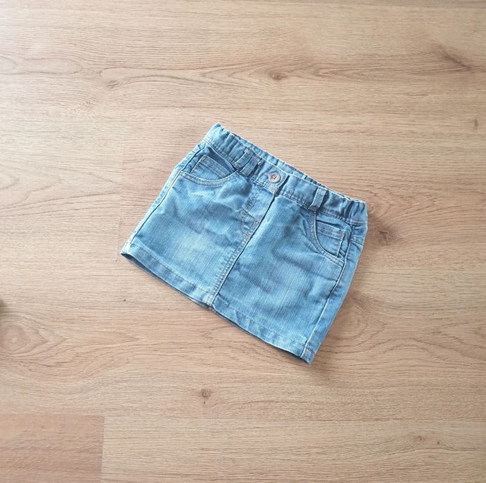 🩷 Ensemble haut et jupe en jeans 24 mois Kiabi/TAO #emyfleury_24moisfille - photo numéro 3