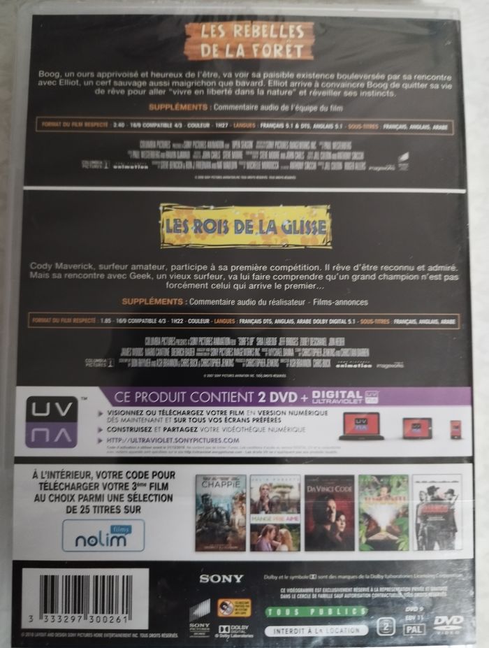 Pack de 3 DVD Films Neufs 100% Fun, Pur Birds et Gourmand pour enfants - photo numéro 5