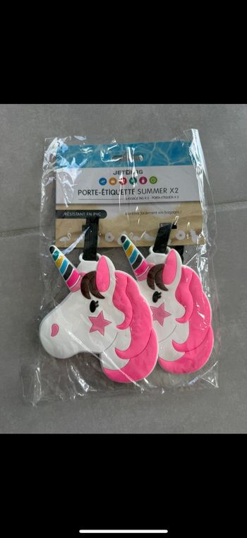 Lot de 2 Portes étiquettes de bagage valise