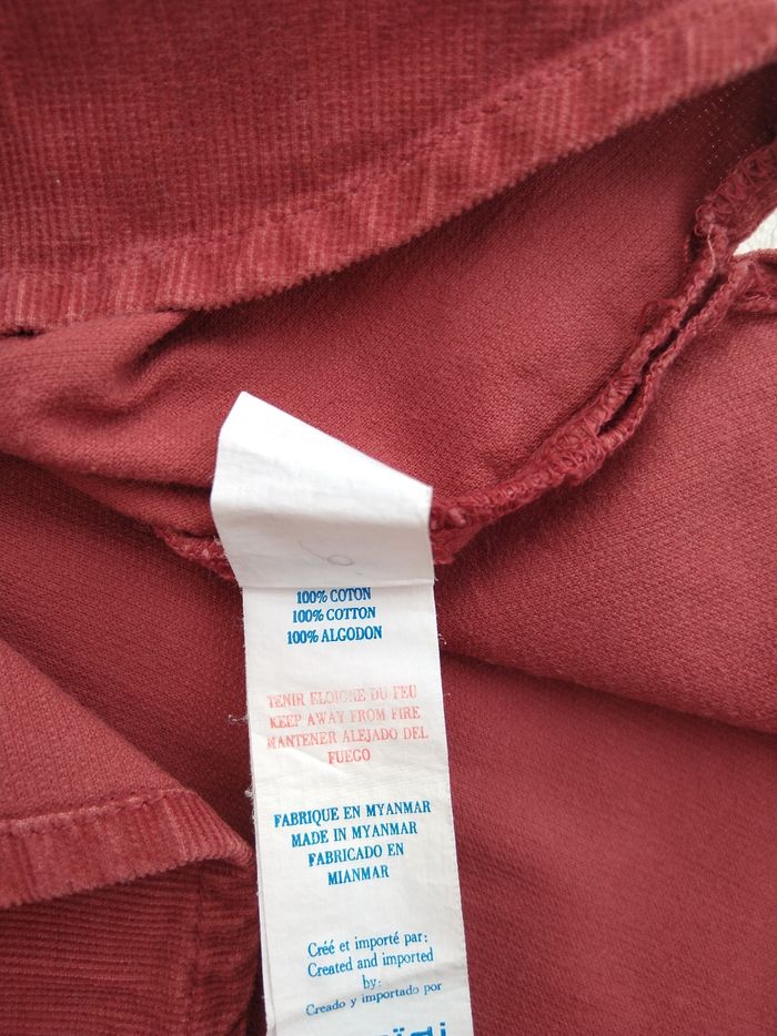 Chemise velours garçon Okaïdi 10 ans - photo numéro 8