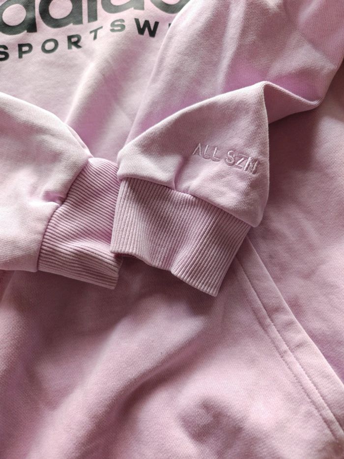 Sweat a capuche Adidas rose 13 14 ans - photo numéro 3