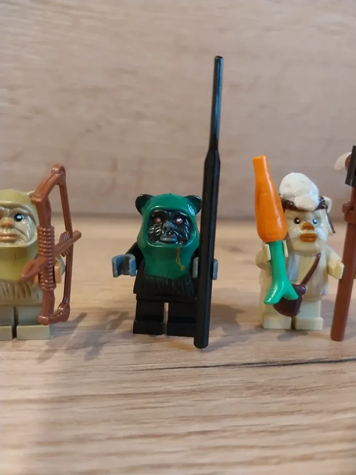 Figurines type lego 6 Ewoks star wars - photo numéro 6