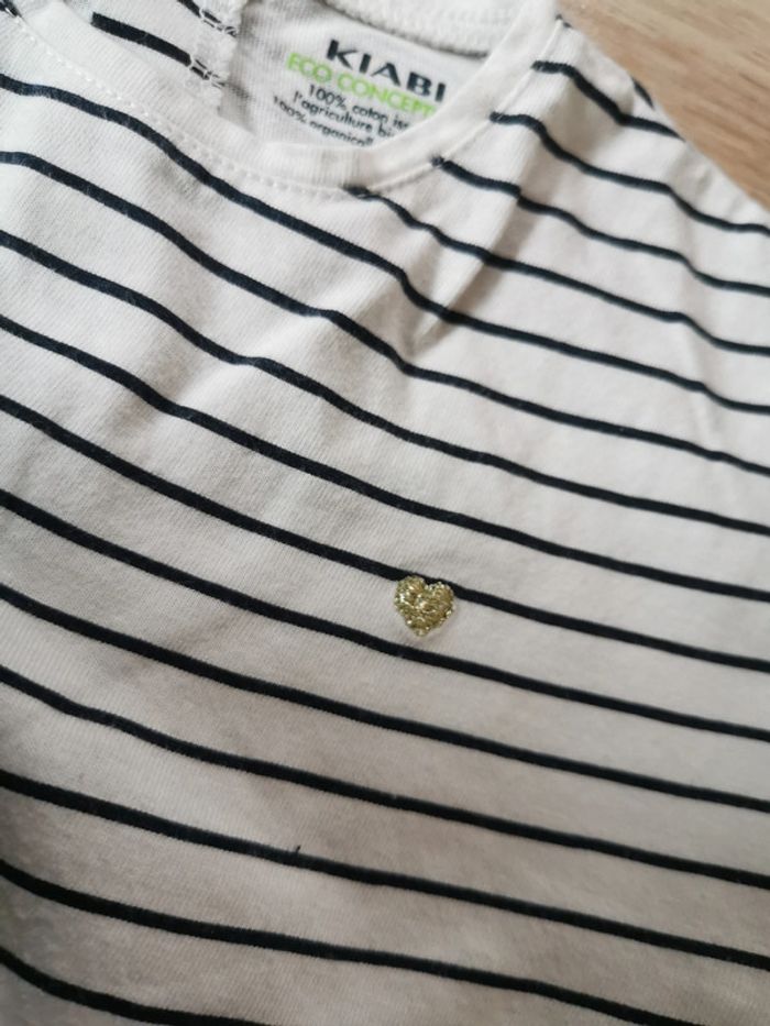 Short, t-shirt et robe, lot de 3 vêtements bébé 9 mois - photo numéro 7