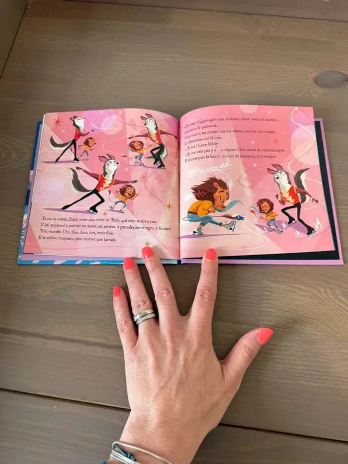 Livre Neuf "Le Gala de Patinage" de Virginie Grimaldi et Margaux Ziesner - Hachette Jeunesse - photo numéro 2