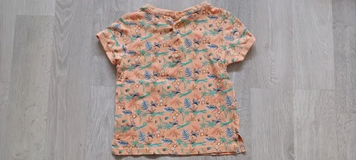 Tee-shirt manches courtes garçon jungle taille 3 ans (92 cm) - photo numéro 6