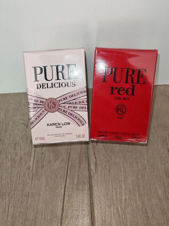 Lot de 2 eaux de toilette pour femme neuf