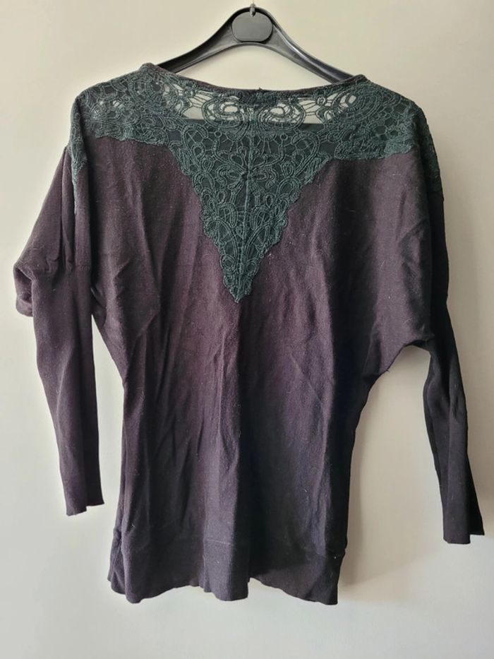 Pull noir femme - photo numéro 2