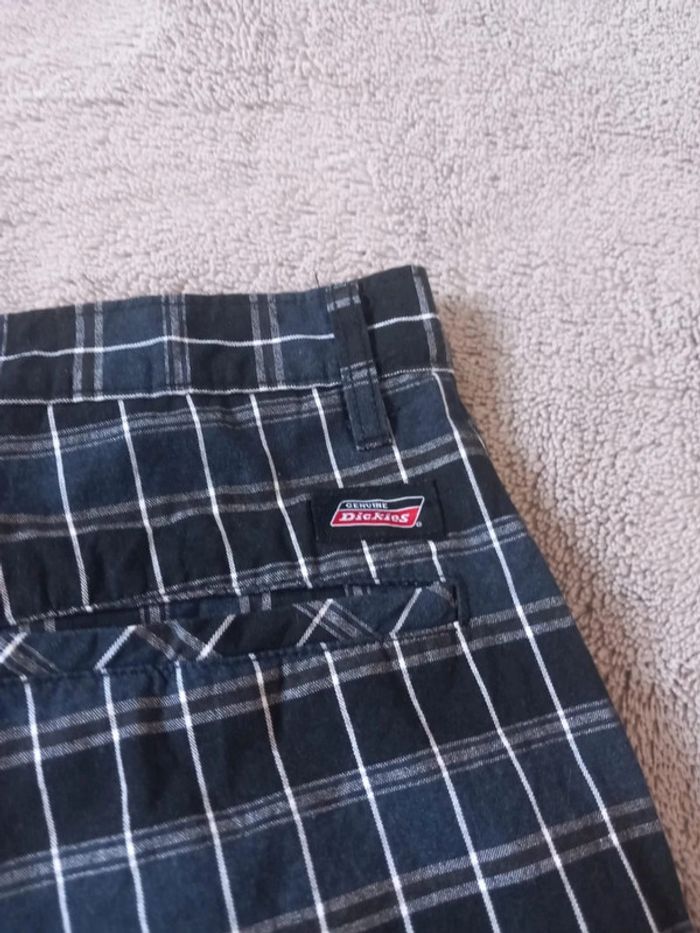 Short Oversized Dickies Vintage Bleu à carreaux (N°18) - photo numéro 2