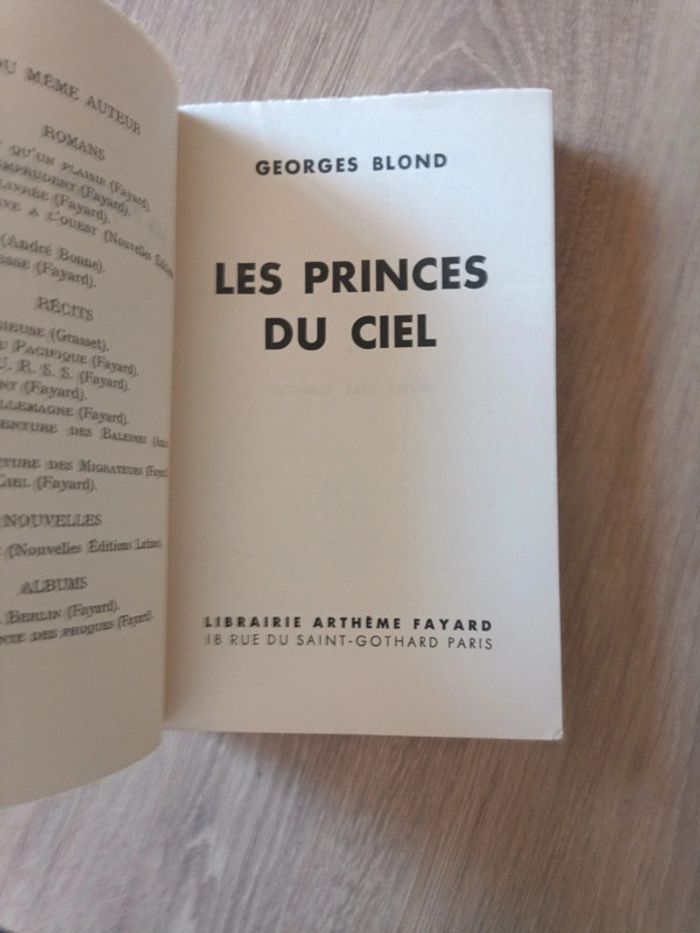 Les princes du ciel de Georges Blond - photo numéro 4