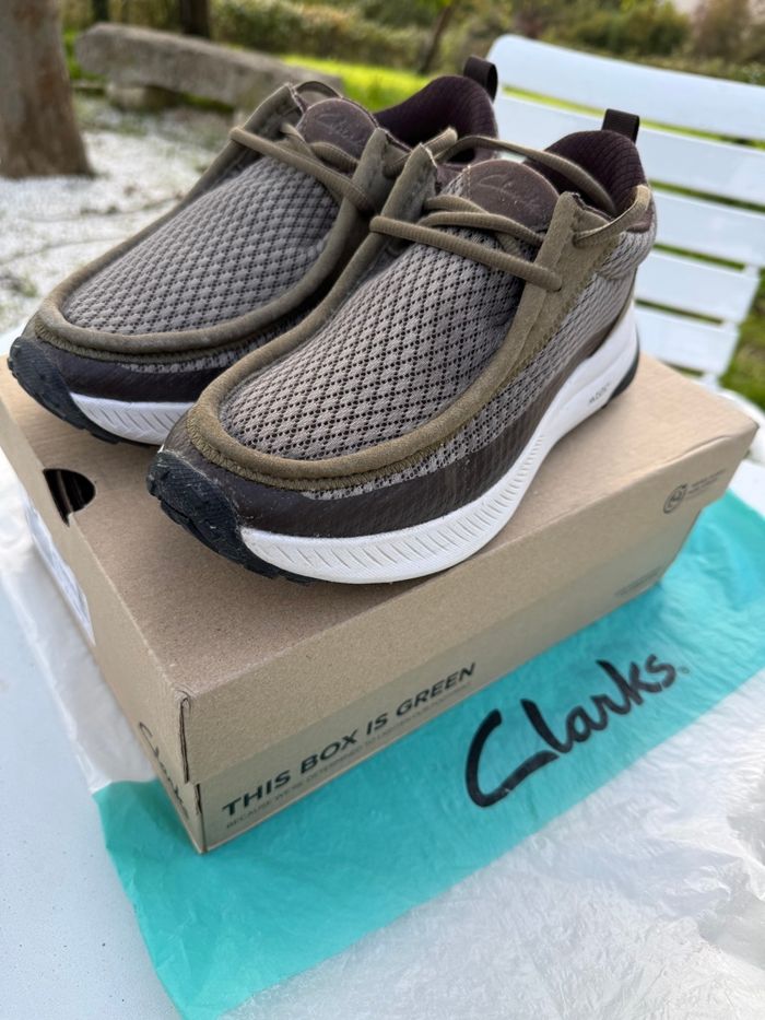 Chaussures Clarks ATL Trail Wally Sneakers, Olive, 41.5