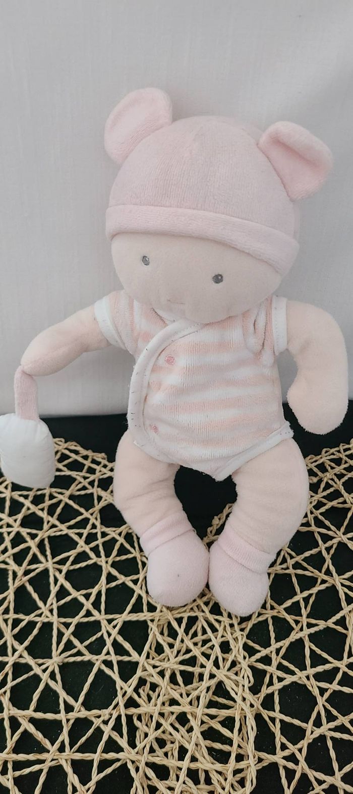 Peluche DOUDOU ET COMPAGNIE Le POUPON De Doudou Avec Biberon - photo numéro 5