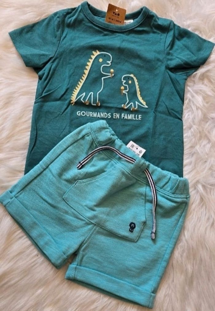 NEUFS (NON PORTÉS)🏷🏷 😍🤩💙superbe ensemble 36mois /3ans 98cm Garçon (ferme) 💙🤩😍 - photo numéro 2