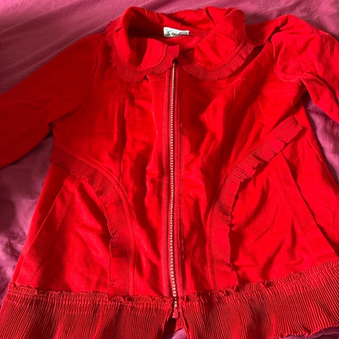 Gilet rouge Taille L - 2€