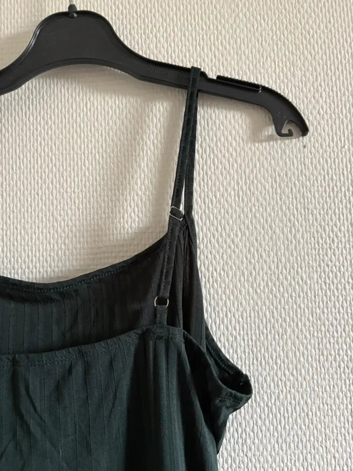 Robe débardeur avec noeud - verte foncé - photo numéro 4