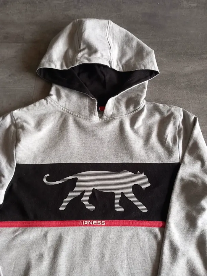 Sweat à capuche garçon Airness 10 ans. - photo numéro 2