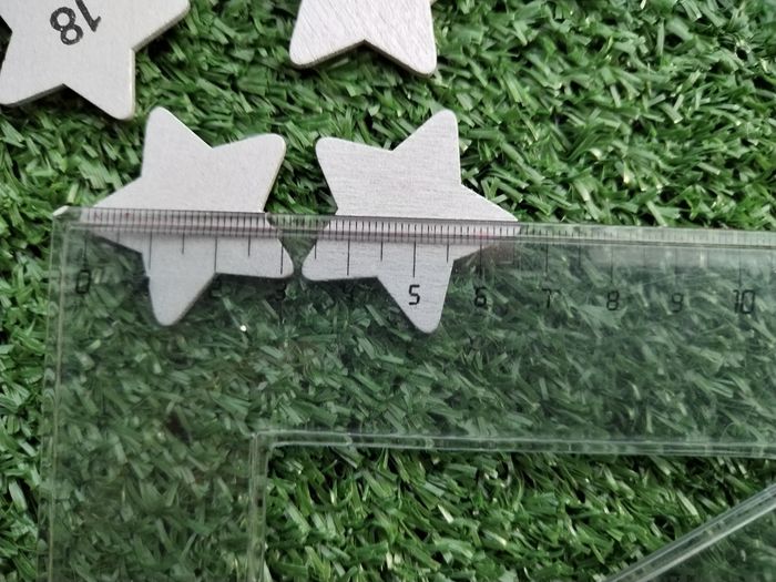 Chiffres en bois Calendrier de l'Avent - photo numéro 3