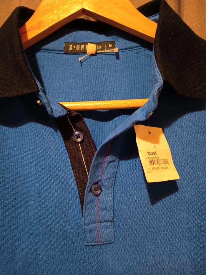 Polo homme . Marque z'one. Manches longues. Neuf . Coton - photo numéro 2