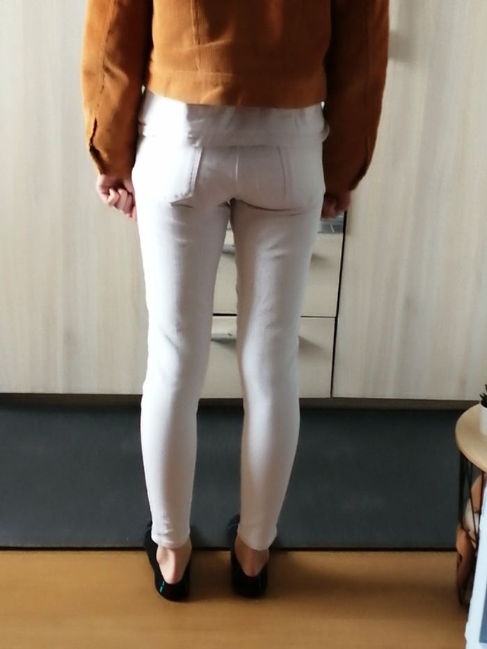 Pantalon blanc Zara kids 13-14 ans - photo numéro 2