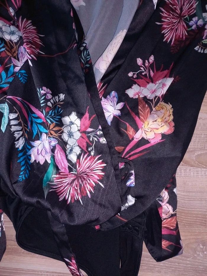 Body Etam satin fleurs