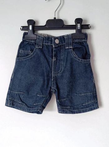 Short jean bleu marine / Kids - 6 mois