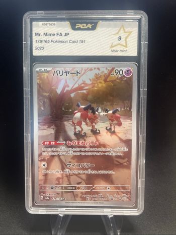 Carte Pokémon Mr. Mime 179/165 PCA 9