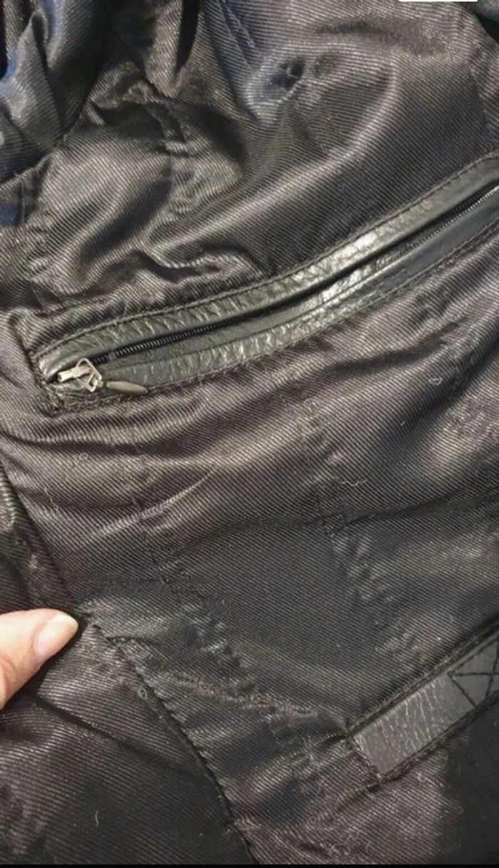 Belle veste cuir noir homme de la collection Jules de taille M. - photo numéro 12