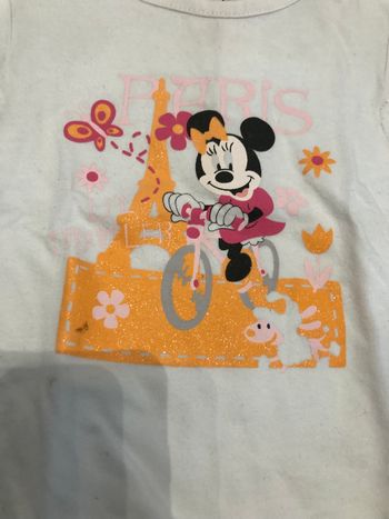 Teeshirt blanc Disney Baby 12 mois