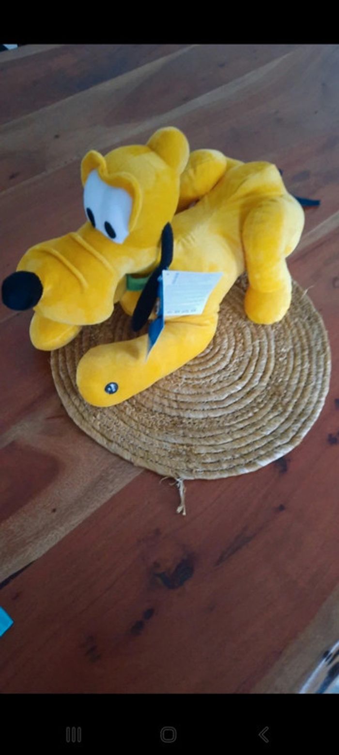 Grande Peluche Disney Pluto - photo numéro 2