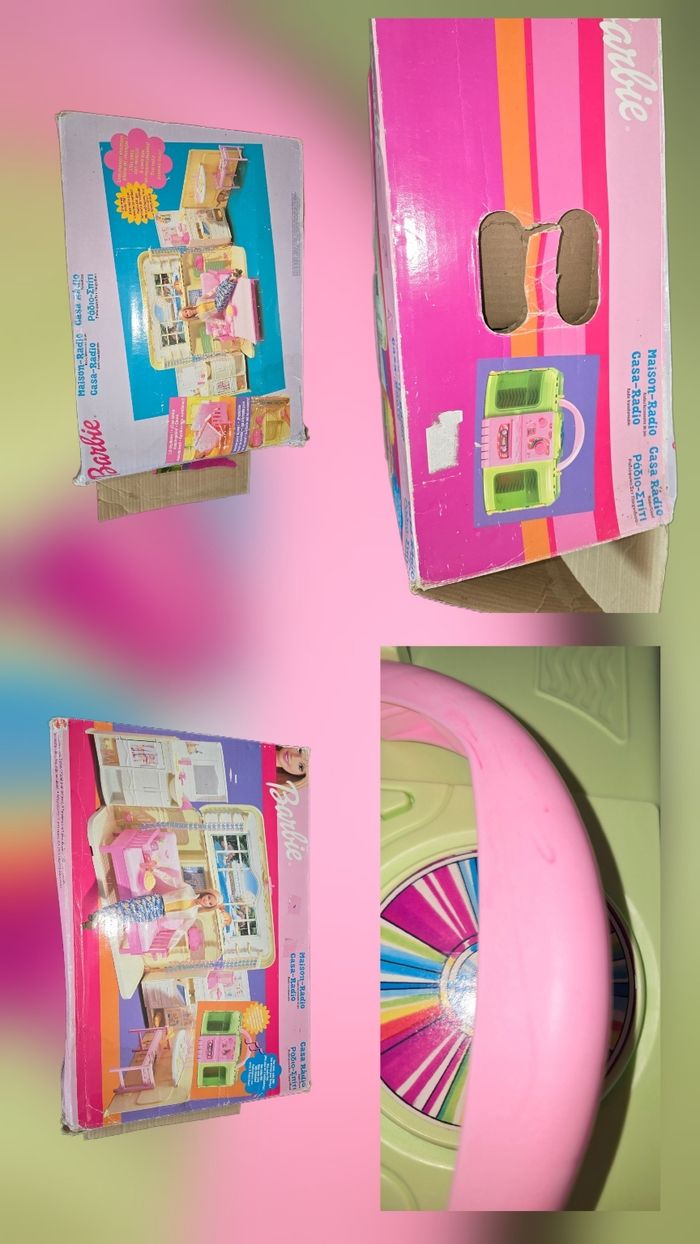 Maison radio Fm barbie mattel 1999 avec boite et notice - photo numéro 9