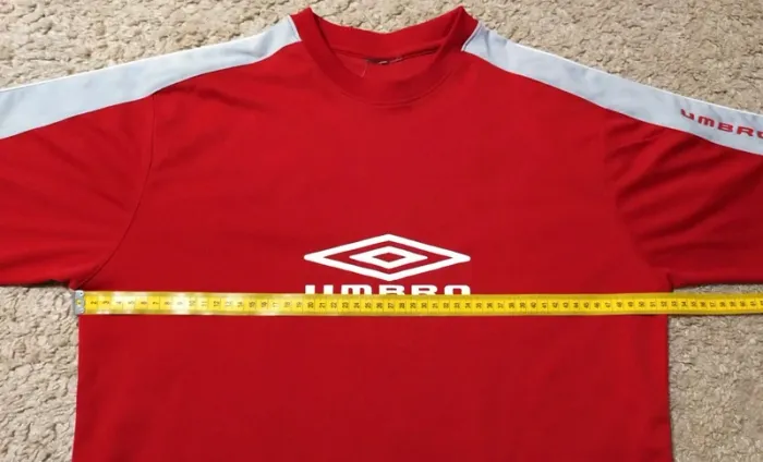 T-shirt Umbro, unisexe, bordeaux, Taille M - photo numéro 3