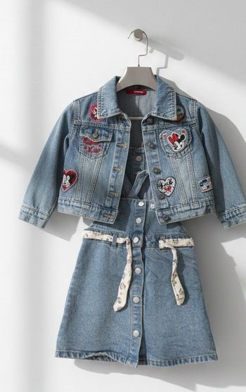 Ensemble Disney Denim (Veste + Robe) - 3 ans