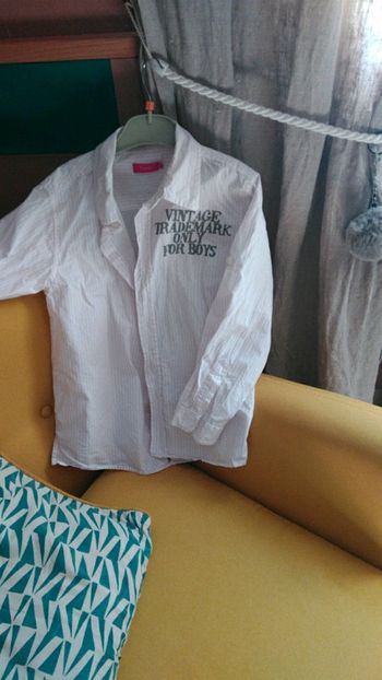 Chemise rayée manches longues