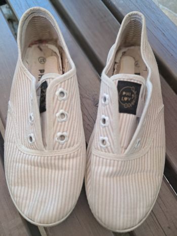 Baskets toile t37