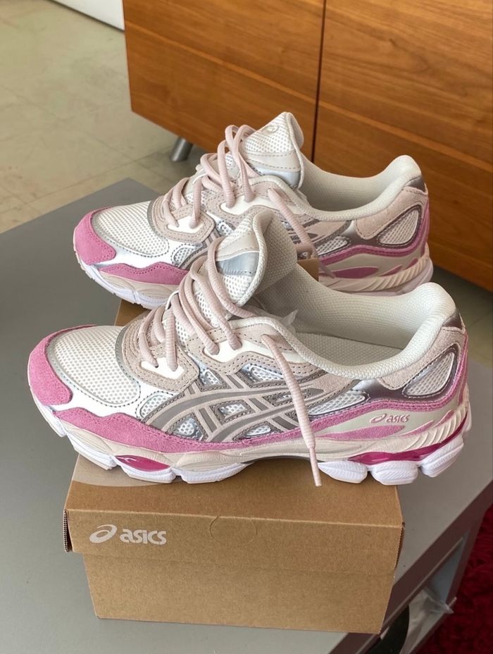 Asics gel nyc enfants rose blanche 37 - photo numéro 3