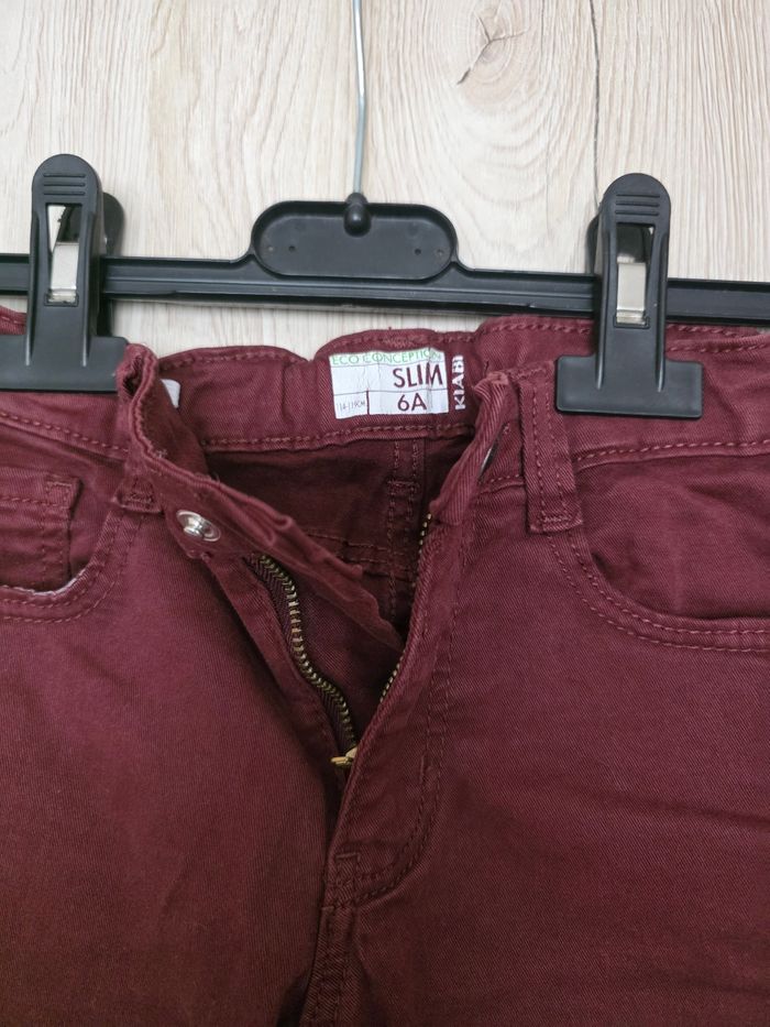 LOTS DE 2 PANTALON GARÇON SLIM ELASTHANNE KIABI TAILLE 5ANS - photo numéro 4