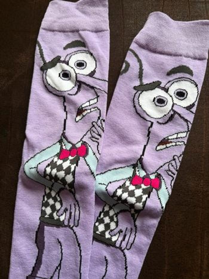Chaussettes inspirées vice versa mauve - photo numéro 2