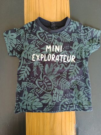 T-shirt jungle été garçon