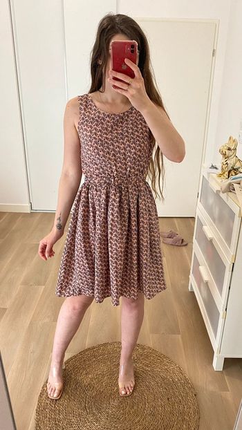 Robe patineuse tête de zèbre