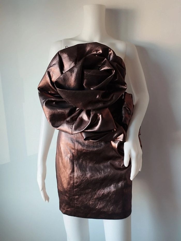 Robe de soirée/cocktail Zara taille XS métallisée