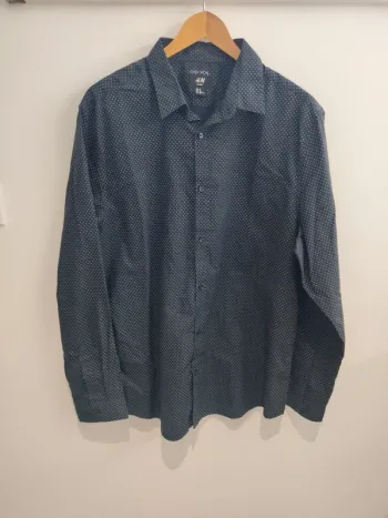 Chemise bleu marine H&M XL