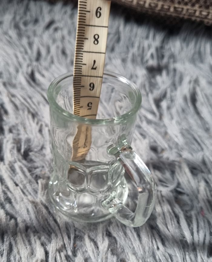 Ensemble de verres à liqueur vintage forme de chope - photo numéro 5